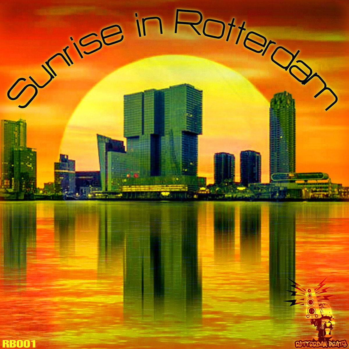 Sunrise in Rotterdam compilation artwork from label Rotterdam Beats.